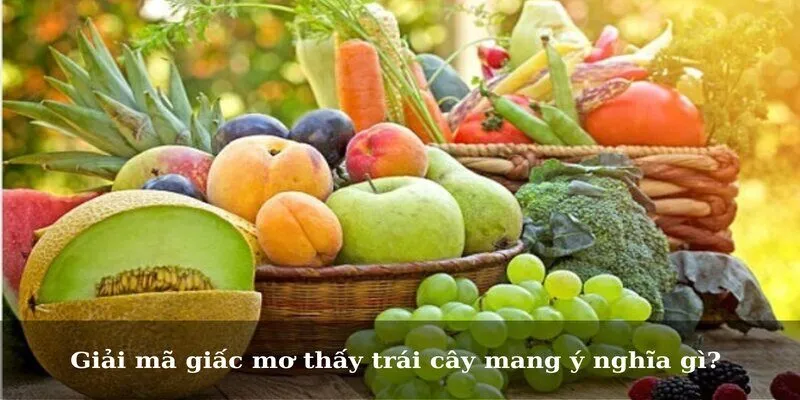 Giải mã các giấc mơ thấy thấy trái cây cho lô thủ Yesvip