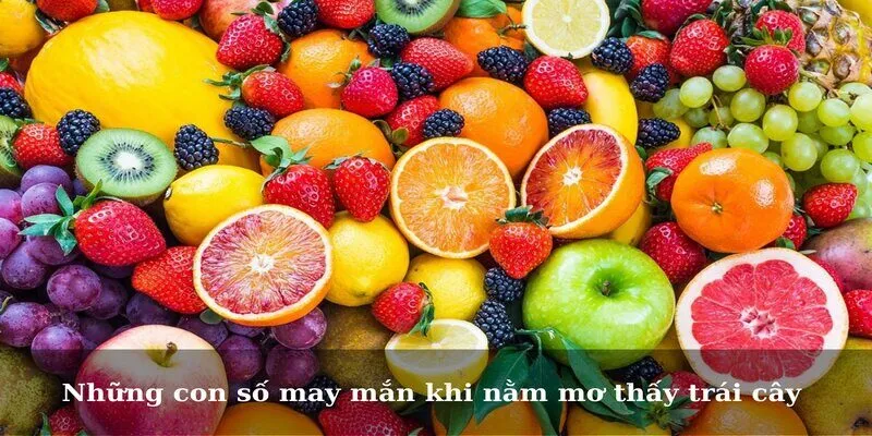 Những con số may mắn khi nằm mơ thấy trái cây