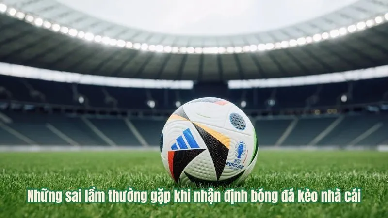Những sai lầm thường gặp khi nhận định bóng đá kèo nhà cái